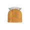 Holland Bar Stool Co 30" Swivel Bar Stool, Nickel Finish, Med Oak Seat 82030ANMedOak - alternate 3